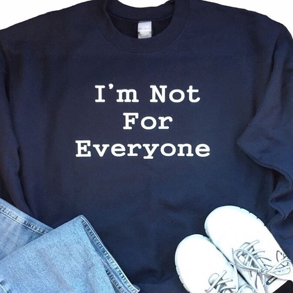 Graphic Navy And White Sweatshirt NWOT - Picture 1 of 1